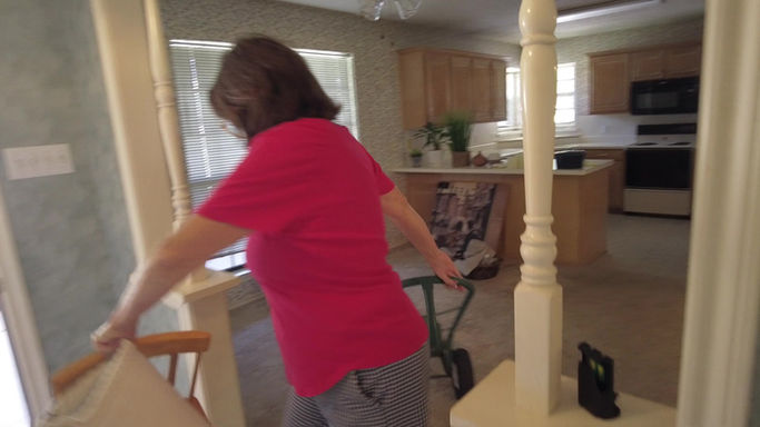 Mission Accomplished...Cleaning out the remaining staging items